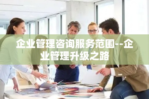 企业管理咨询服务范围--企业管理升级之路
