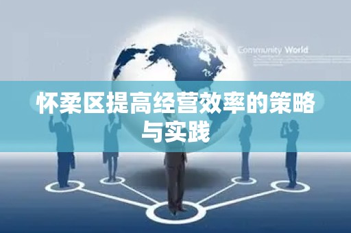 怀柔区提高经营效率的策略与实践
