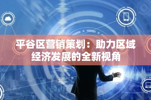 平谷区营销策划：助力区域经济发展的全新视角