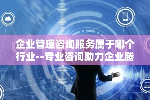 企业管理咨询服务属于哪个行业--专业咨询助力企业腾飞