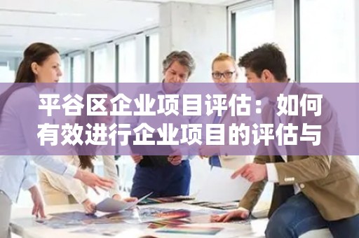 平谷区企业项目评估：如何有效进行企业项目的评估与管理