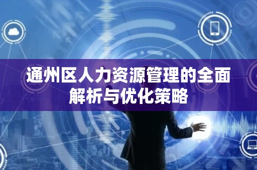 通州区人力资源管理的全面解析与优化策略