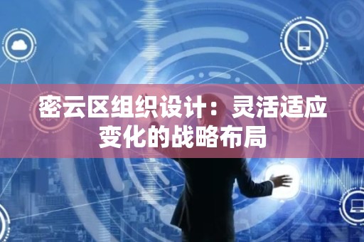 密云区组织设计：灵活适应变化的战略布局