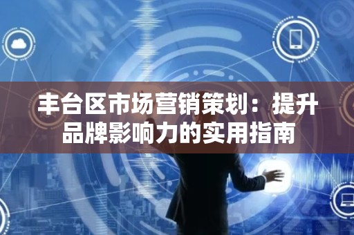 丰台区市场营销策划：提升品牌影响力的实用指南