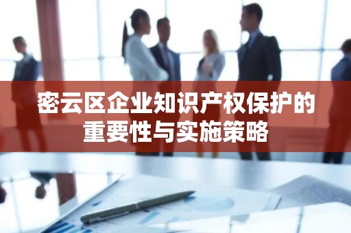 密云区企业知识产权保护的重要性与实施策略