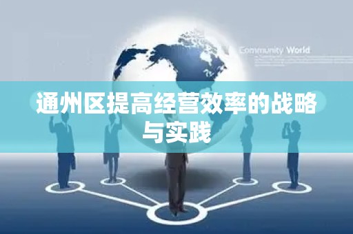 通州区提高经营效率的战略与实践