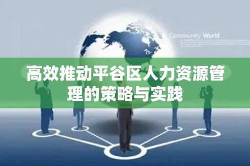 高效推动平谷区人力资源管理的策略与实践
