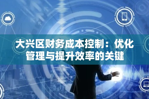大兴区财务成本控制：优化管理与提升效率的关键