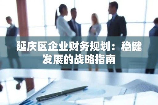 延庆区企业财务规划：稳健发展的战略指南