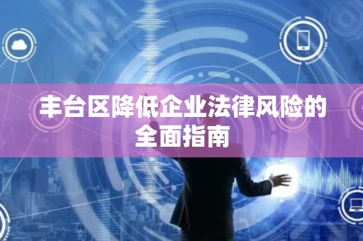 丰台区降低企业法律风险的全面指南