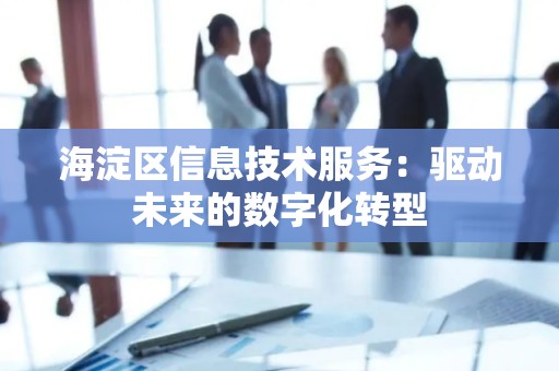 海淀区信息技术服务：驱动未来的数字化转型