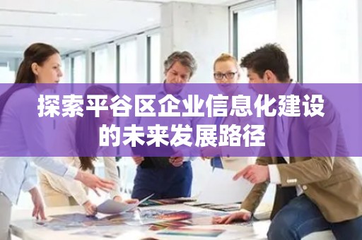 探索平谷区企业信息化建设的未来发展路径