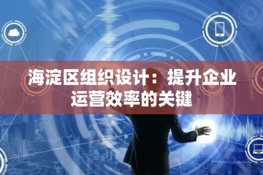 海淀区组织设计：提升企业运营效率的关键